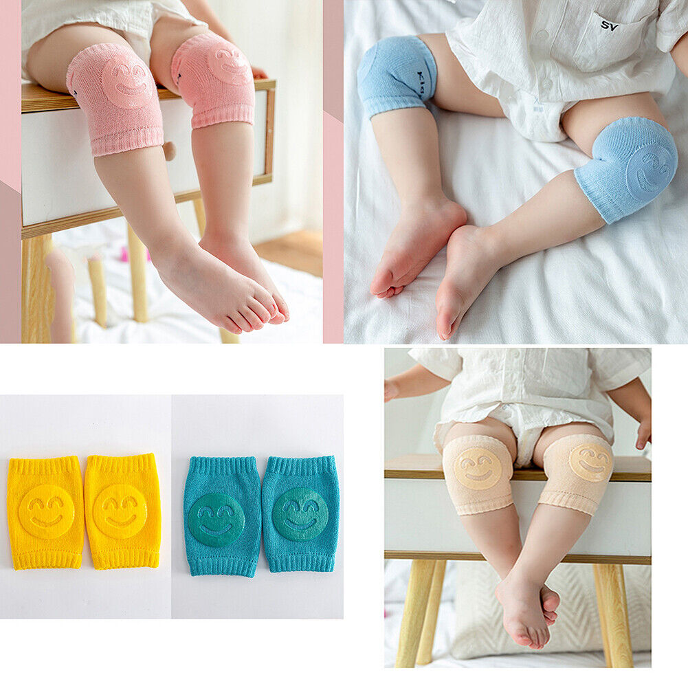 US 5~10 Pairs Baby Kids Crawling Knee Pads Safety Anti-slip Leg Elbow Protectors
