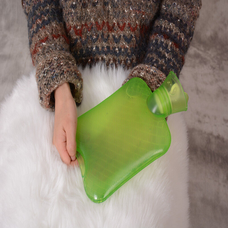 0.75L/750ML~1.0L/1000 ML PVC Rubber HOT WATER BOTTLE Bag WARM Heat/Cold Therapy