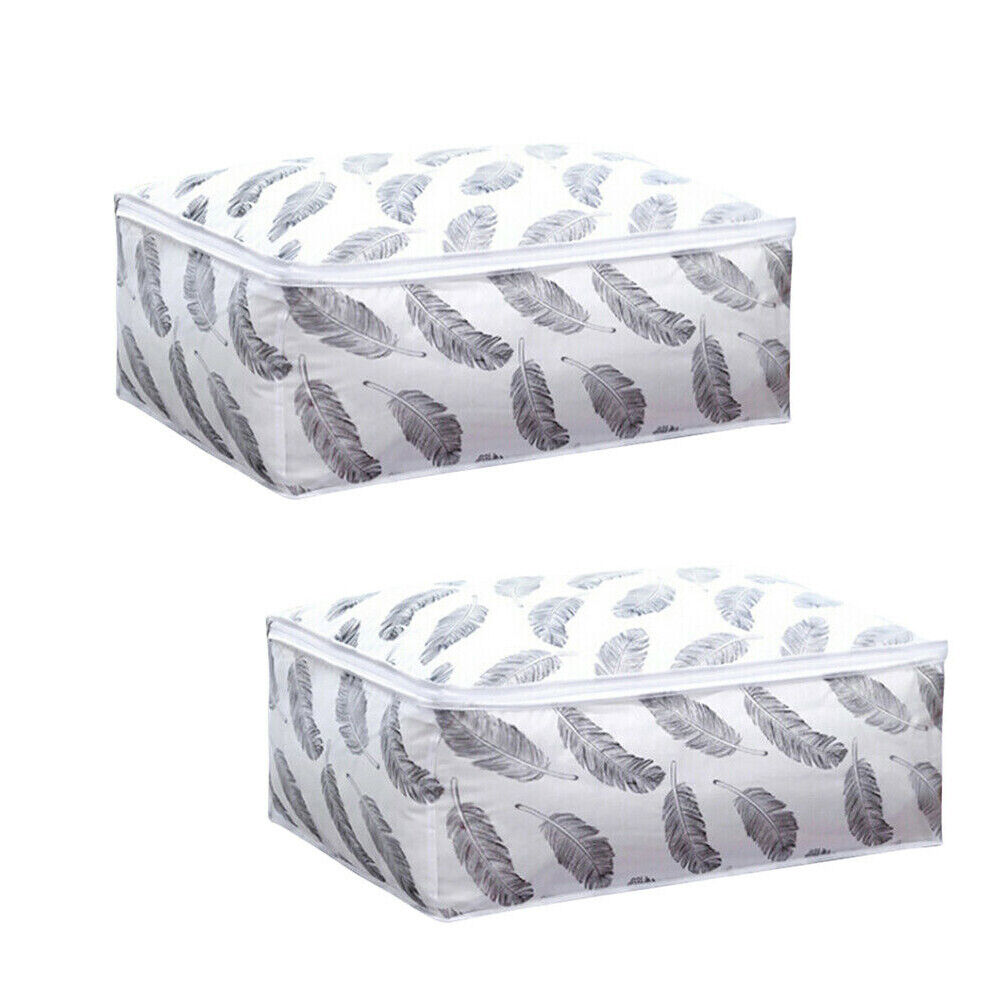US Anti Dust Large Storage Bag Clothes Quilt Blanket Storage Sort Home Organizer