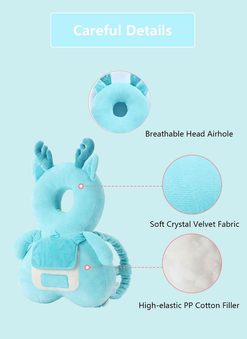 US Head Safety Protector Pad Baby Toddler Walker Infant Talking Backpack Cushion
