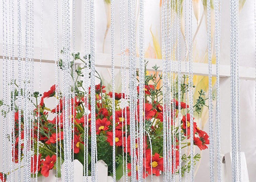 2 Pack Magik Line String Window Curtain Tassel Door Fringe Panel Room Divider