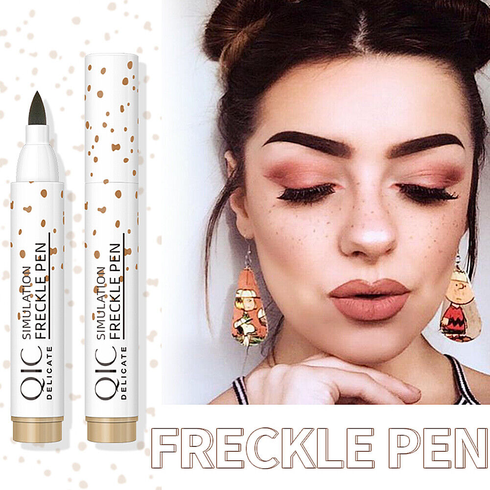 US 1-2Pc Faux Freckle Pen Natural Waterproof Longlasting Soft Dot Sunkissed Skin