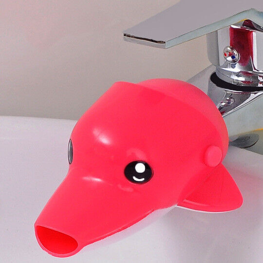 3~6 PCS Animal Faucet Extender for Kids Babies Sink Hand (Elephant+Duck+Dolphin)