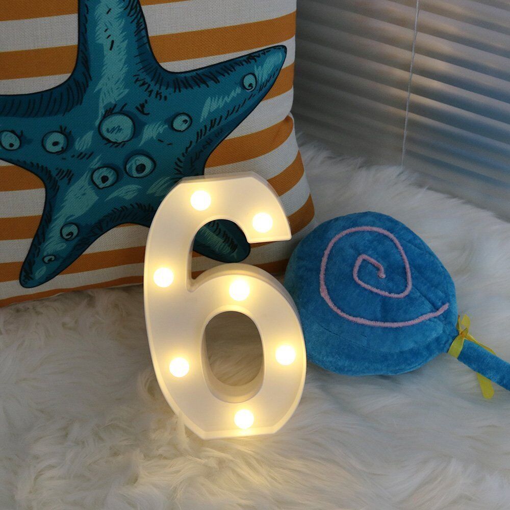 Light Up Letter LED Alphabet PlasticParty Sign Wedding Festival Stand Decoration