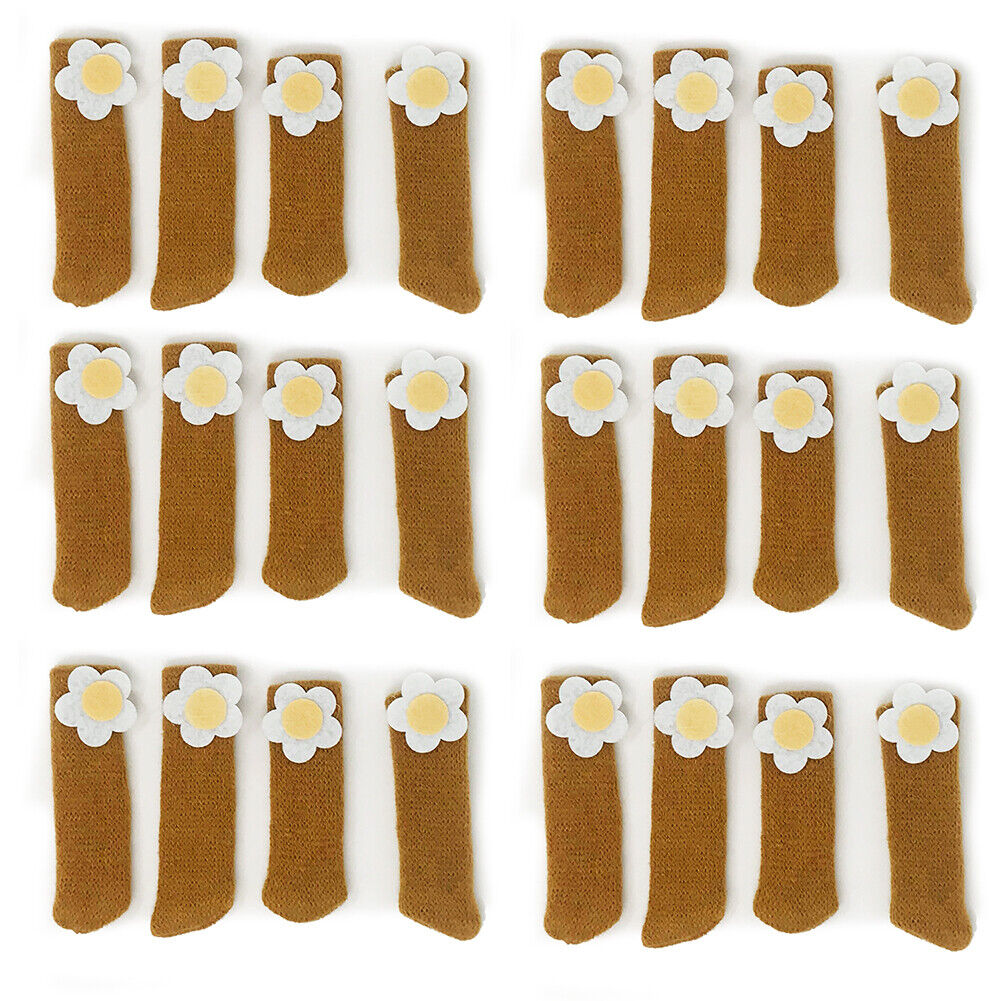 24 Pack Cat Paw Flower Bear Table Chair Foot Doorknob Floor Protector Sleeves US