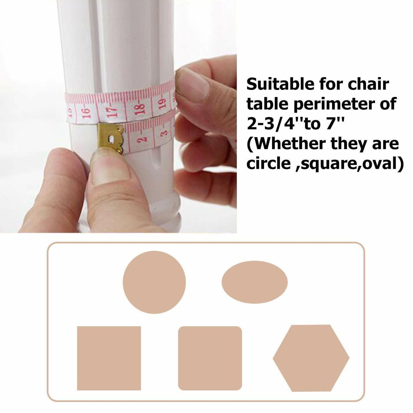24 Pack Cat Paw Flower Bear Table Chair Foot Doorknob Floor Protector Sleeves US