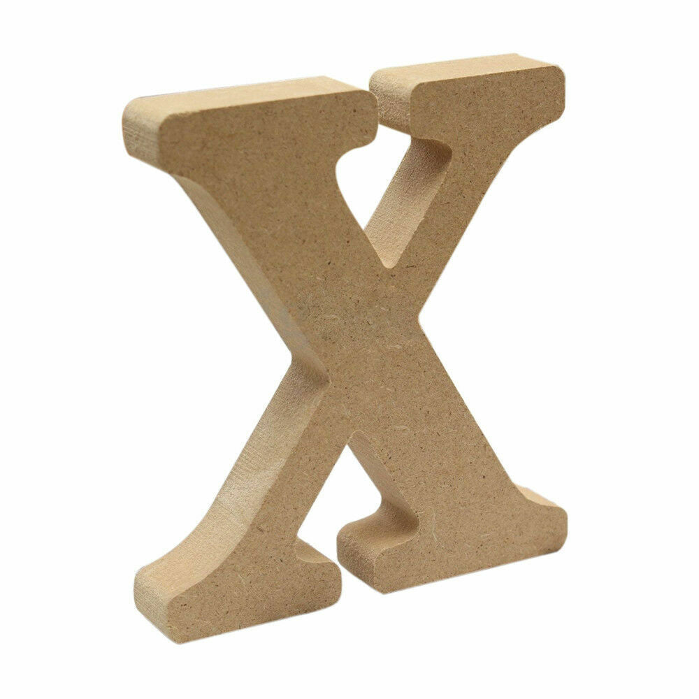 US 3.93'' A-Z Wooden Letters Alphabet Self Standing Wedding Party/Home/Decor Lot