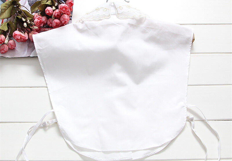 Choker Necklace Unisex Women Peter Pan Detachable Lapel Shirt Fake False Collar