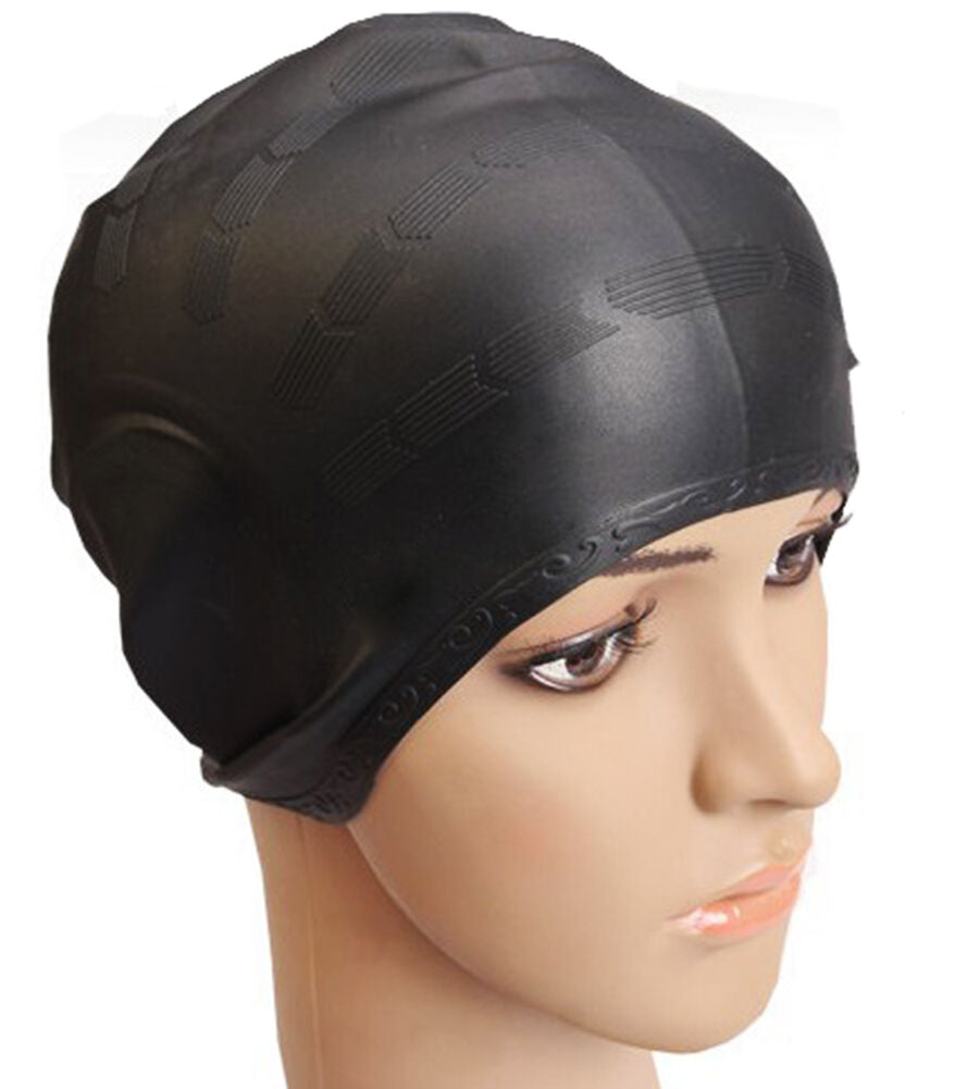 Ispeed Silicone Long Hair Swim Cap