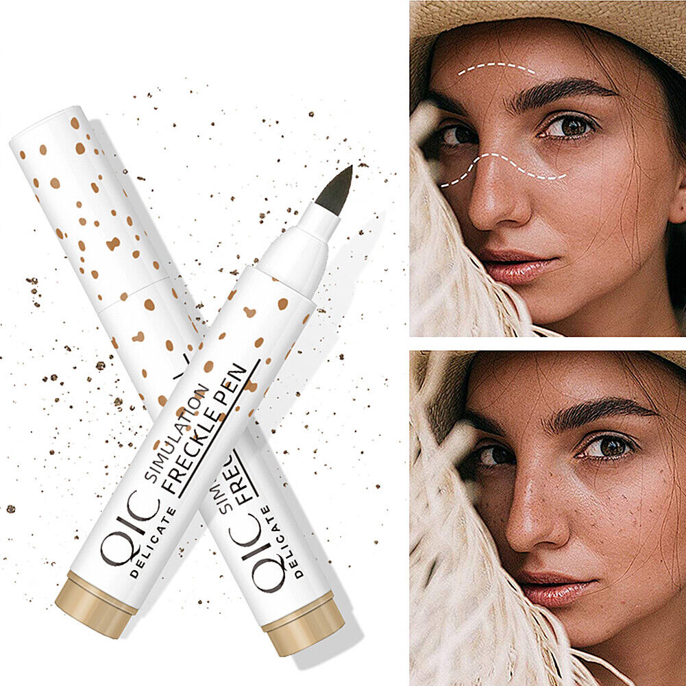 US 1-2Pc Faux Freckle Pen Natural Waterproof Longlasting Soft Dot Sunkissed Skin