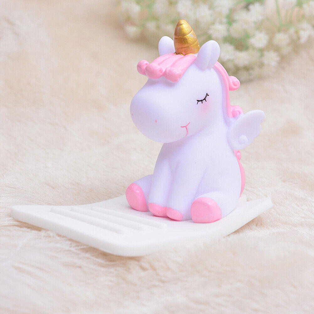 US Cute Unicorn Phone Stand Anti slip Car Table Phone Tablet Holder Bracket