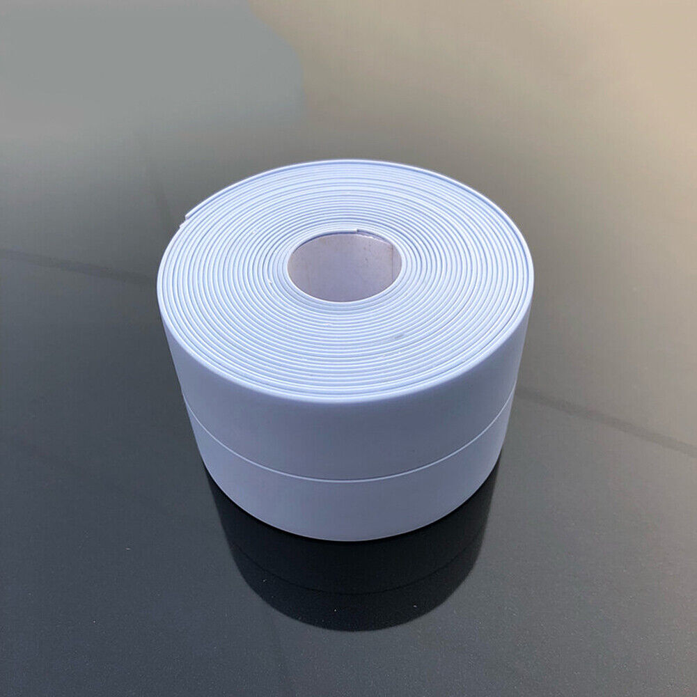US 10.5ft Self-Adhesive Waterproof PVC Sealing Tape Mold Proof Sink Wall Toilet