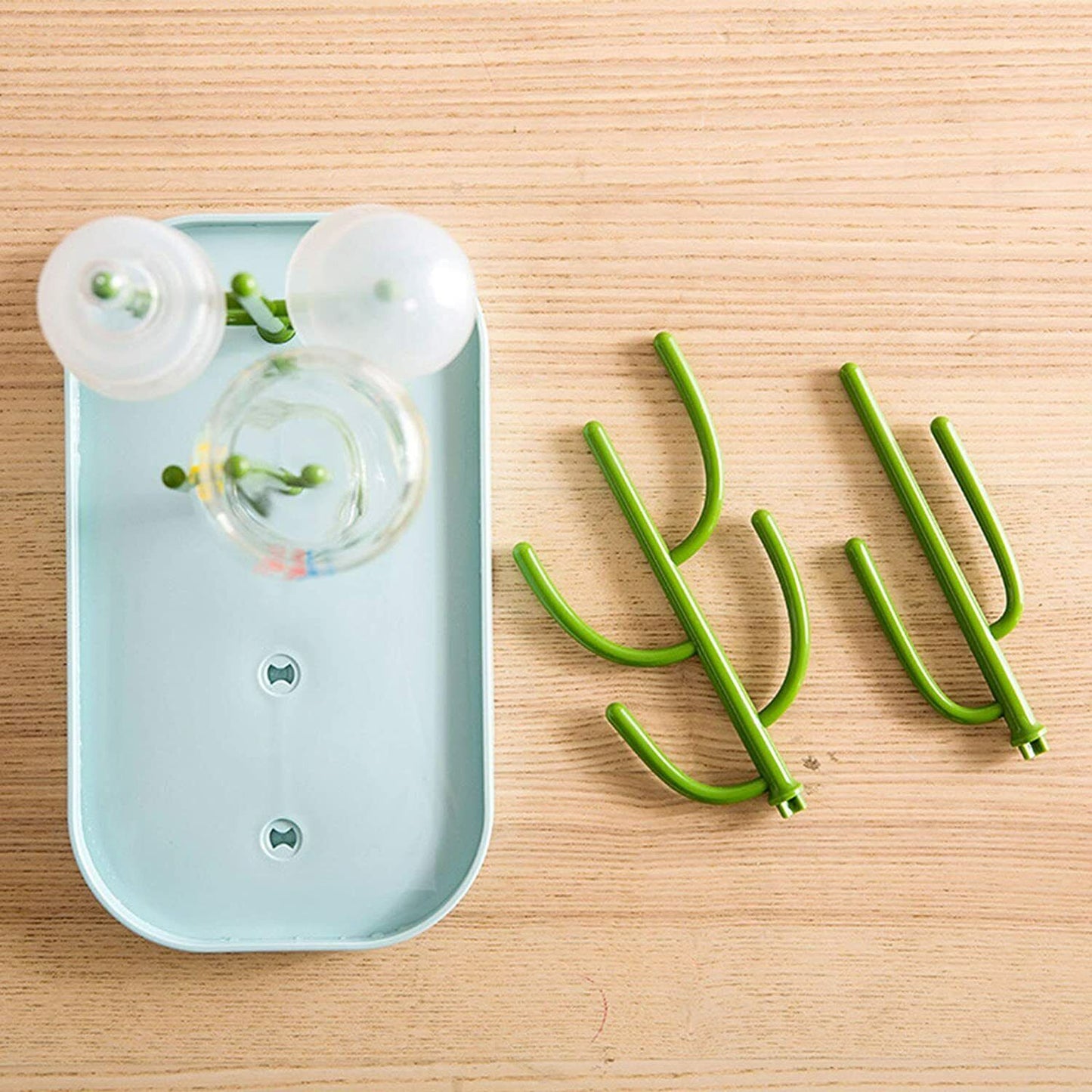 US Baby Bottle Drying Rack Portable Bottle Dryer Holder Nipples Cups Pump Parts