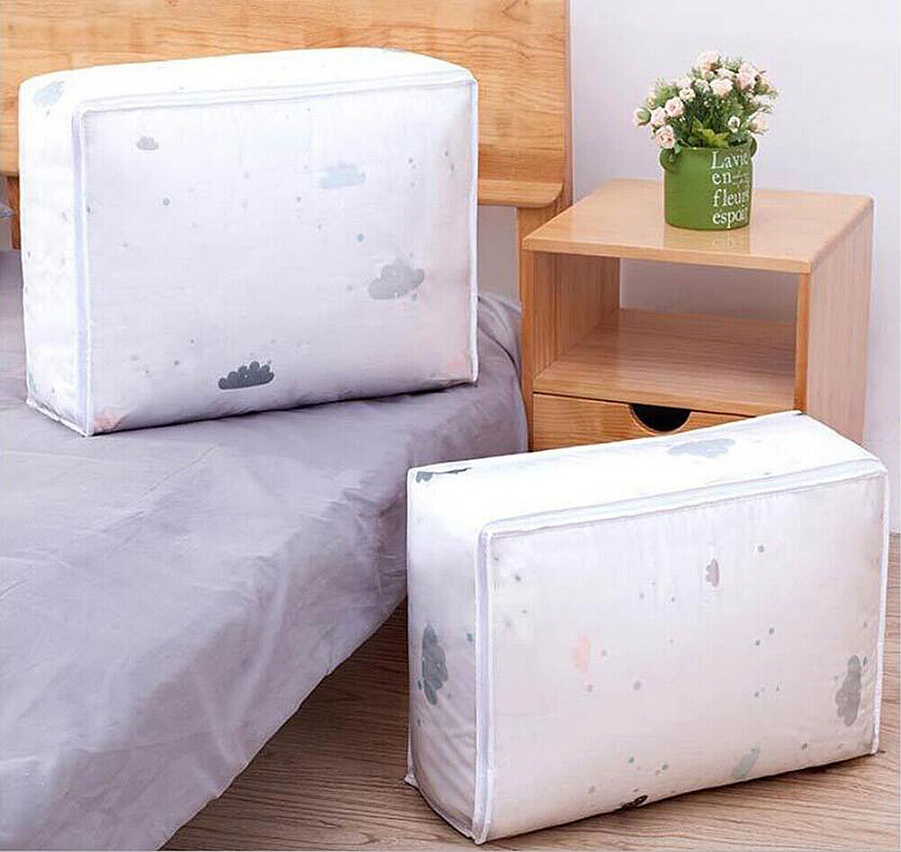 US Anti Dust Large Storage Bag Clothes Quilt Blanket Storage Sort Home Organizer