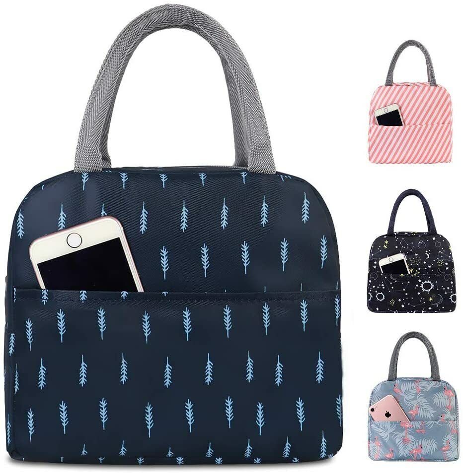 US Portable Insulated Lunch Bag Bento Box Cooler Tote for Kids Adult Men Women