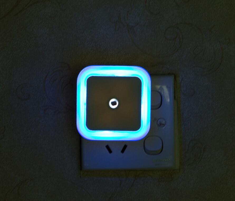 4~8 PCS Auto LED Light Induction Sensor Control Bedside Night Light In Wall Lamp