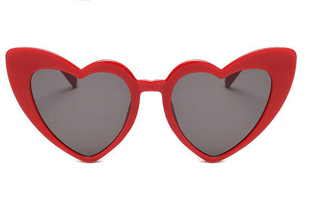 US Women Lovely Heart Shape Sunglasses Halloween Cat Eye Retro Sun Glasses UV400