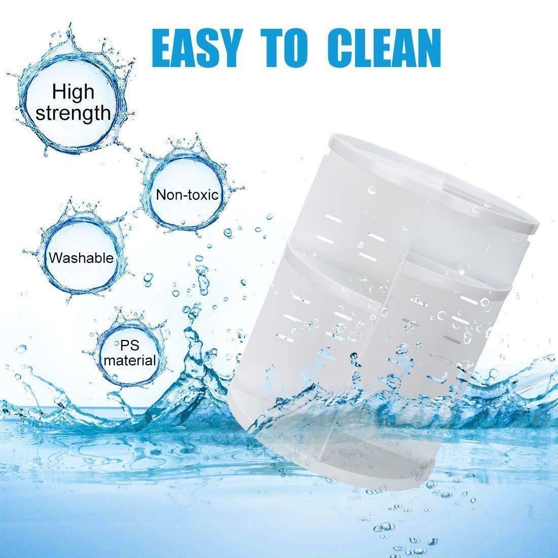 360 Degree Rotating Cosmetic Makeup Organizer Storage Box Lipstick Shelf Display