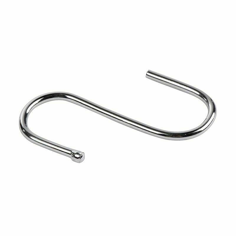 50x Heavy Duty Stainless Steel S Hooks S-Shaped Hanging Utility Hangers