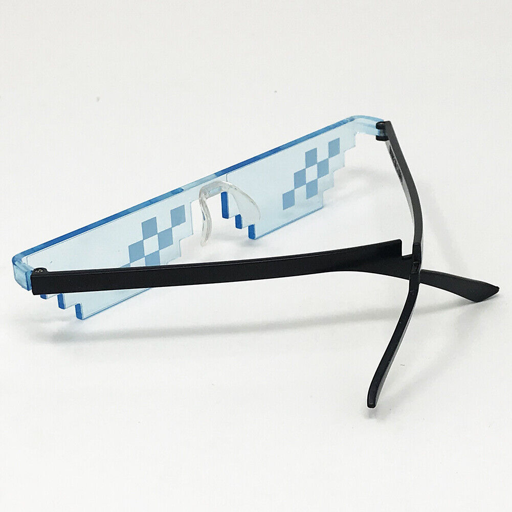Thug Life Glasses Deal With It Sunglasses MLG Eyewear Unisex Meme Cool 8 Bit