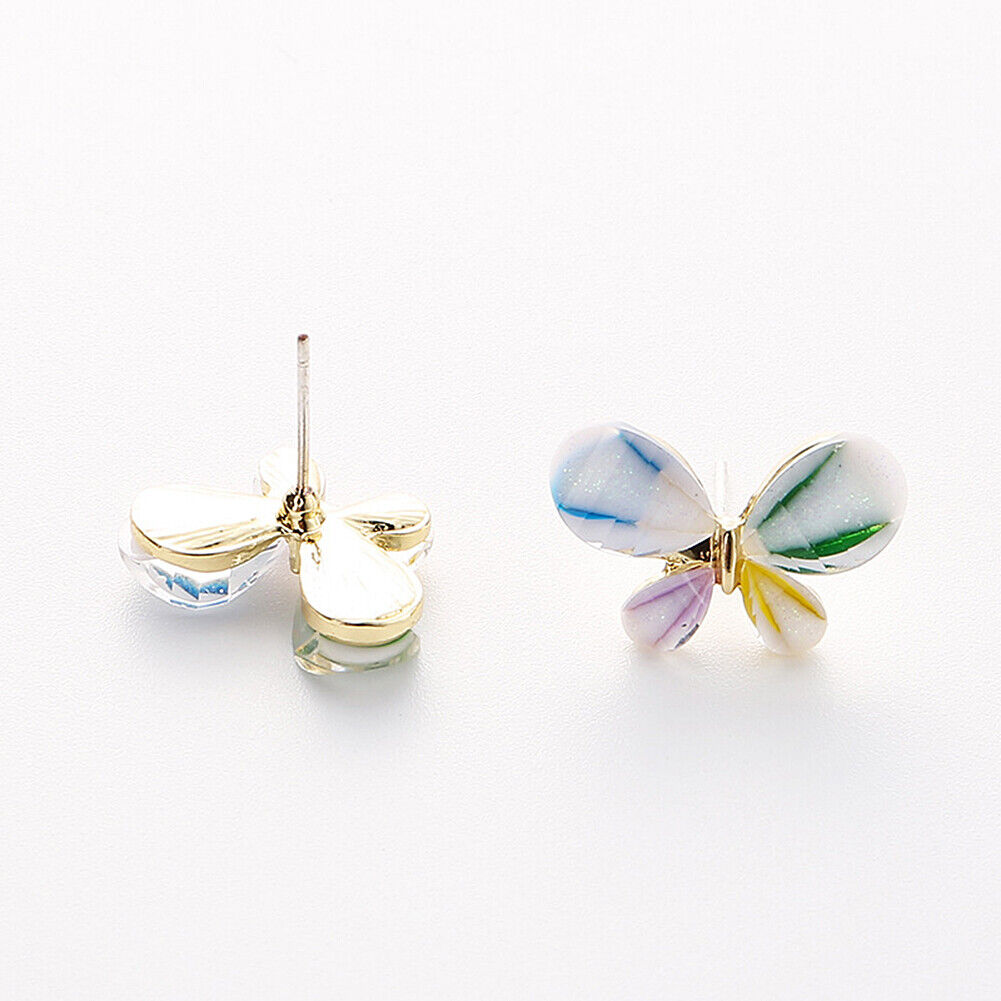 US Pom Pom Flower Balloon Daisy Vintage Heart Cat Star Fruit Earrings /Ear Clips