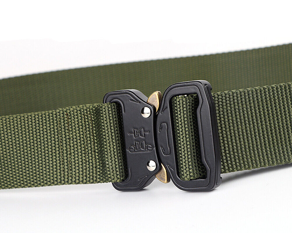 US Casual Military Tactical Belt Mens Army Combat Waistband Rescue Rigger Belts