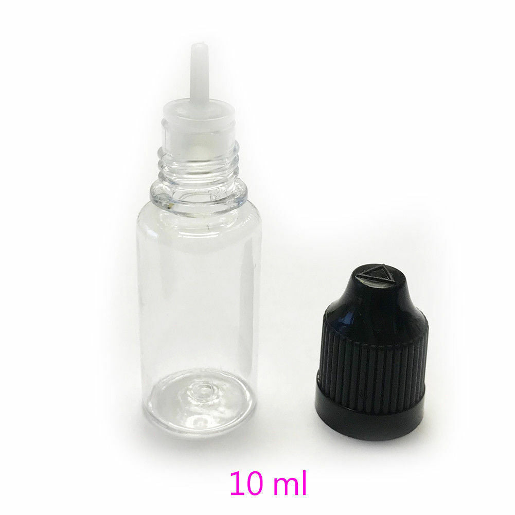 US 10~50ml Lot PET Dropper Plastic Bottle for Liquid Eye Drop Paints Essence Oil