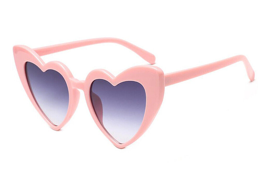 US Women Lovely Heart Shape Sunglasses Halloween Cat Eye Retro Sun Glasses UV400