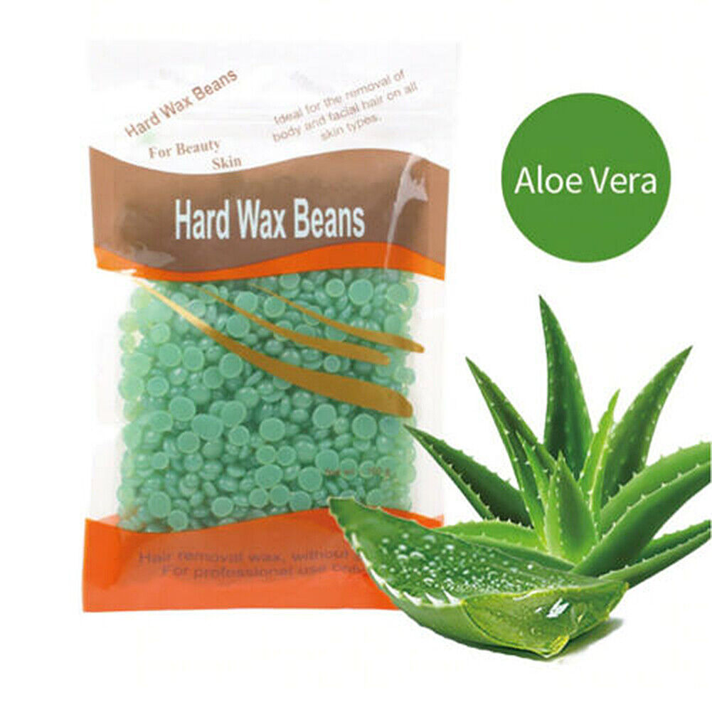 200g Natural Hard Wax Beans Beads for Painless Body Hair Removal Waxing Warmer