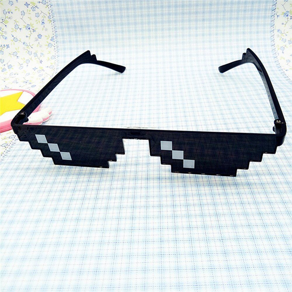 Thug Life Glasses Deal With It Sunglasses MLG Eyewear Unisex Meme Cool 8 Bit