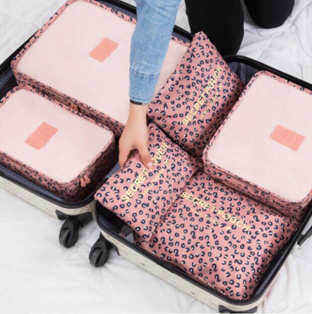 9Pcs Waterproof Clothes Storage Bags Packing Cube Travel Luggage Organizer Pouch