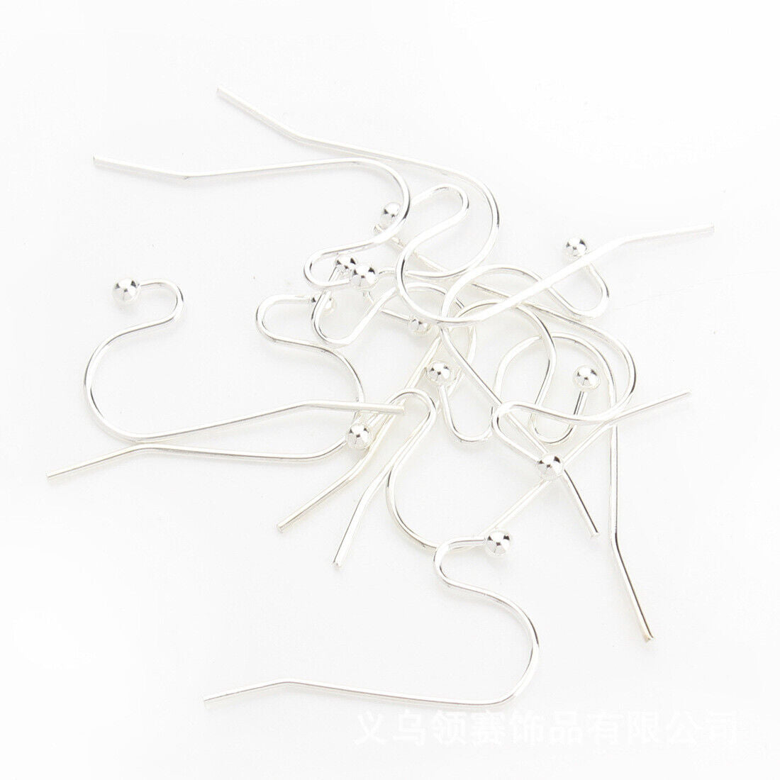 100-200 Pcs Fishhook Hook Earwire Earring Findings With Open Fancy Ball Loop US