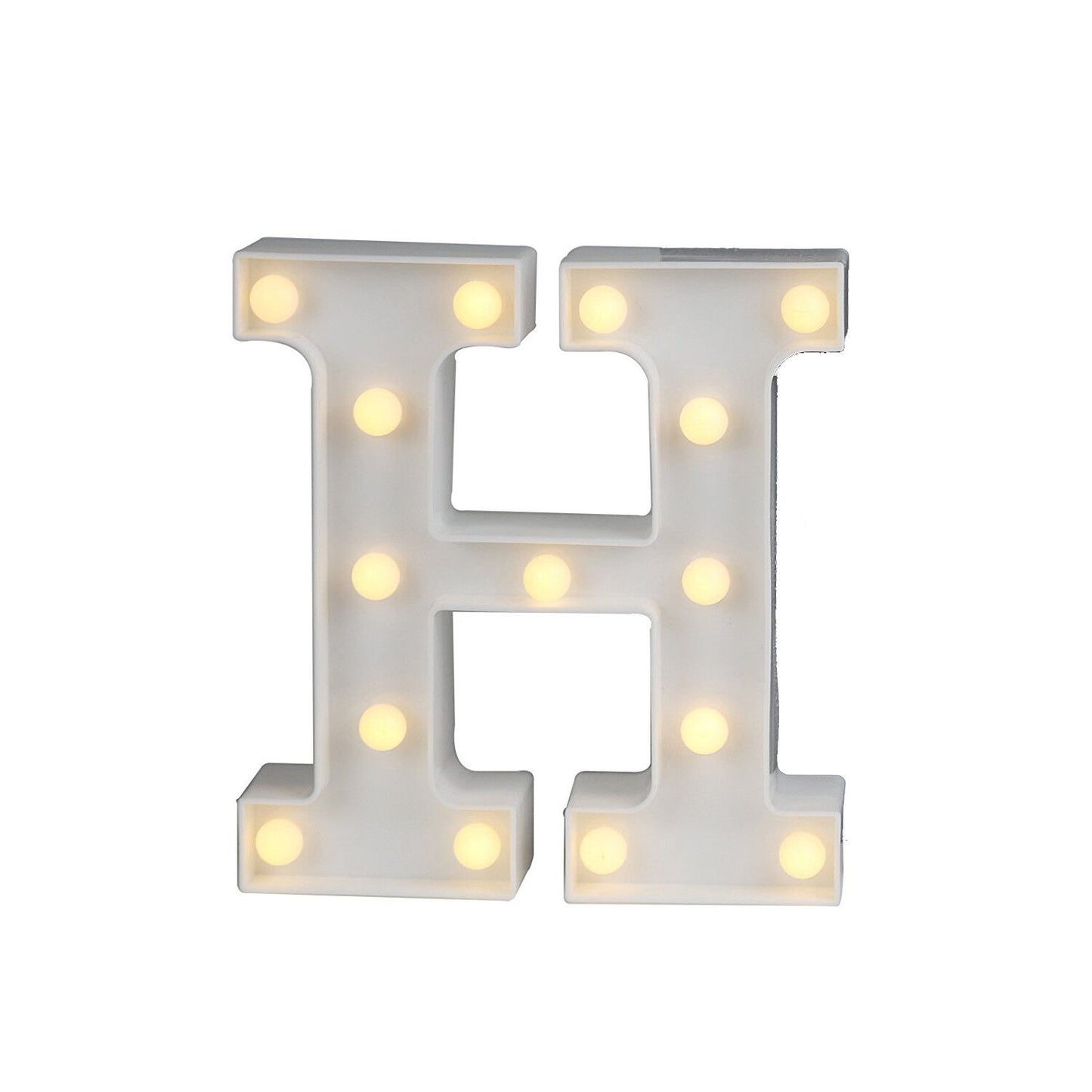 Light Up Letter LED Alphabet PlasticParty Sign Wedding Festival Stand Decoration