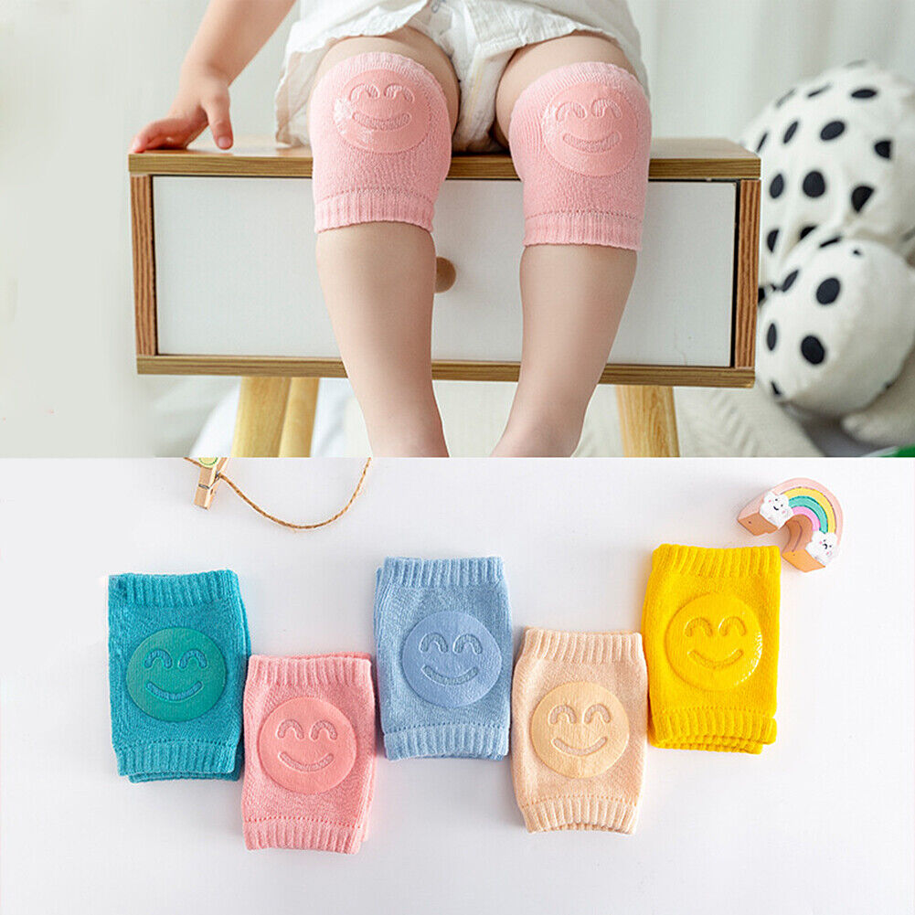 US 5~10 Pairs Baby Kids Crawling Knee Pads Safety Anti-slip Leg Elbow Protectors