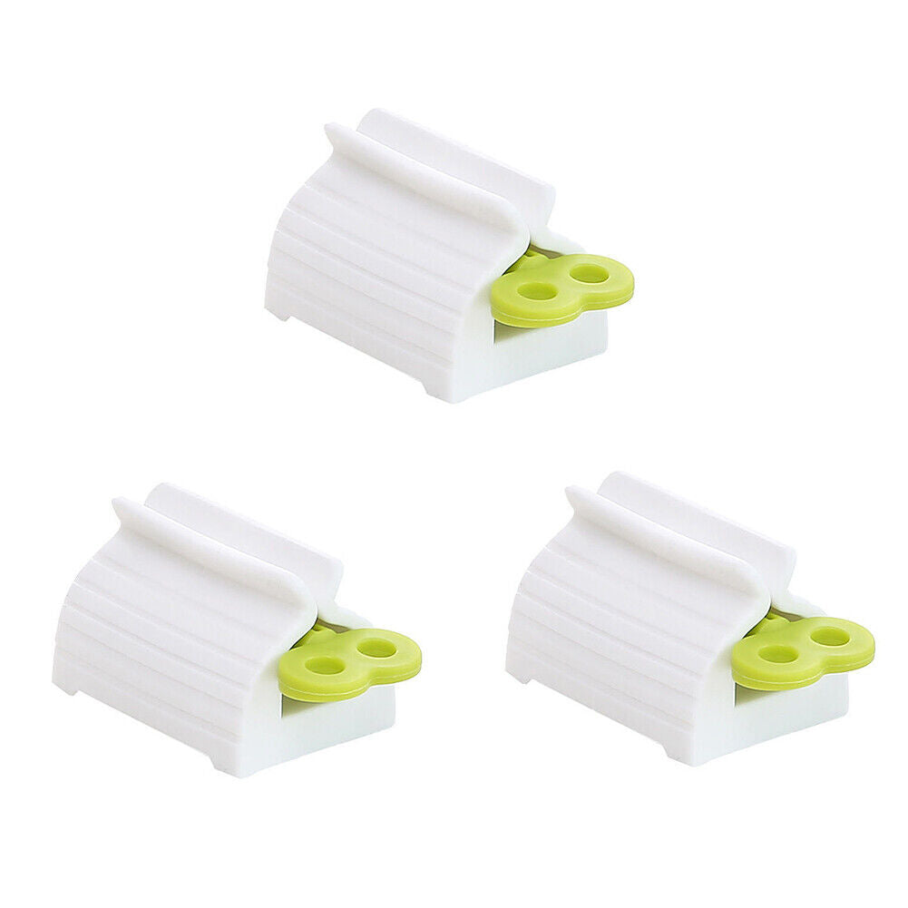 US 3-6 Pack Rolling Tube Toothpaste Squeezer Easy Dispenser Seat Holder Stand