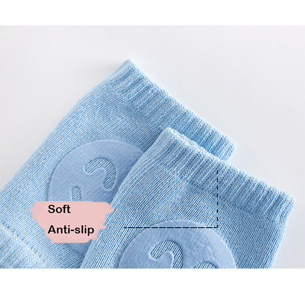 US 5~10 Pairs Baby Kids Crawling Knee Pads Safety Anti-slip Leg Elbow Protectors