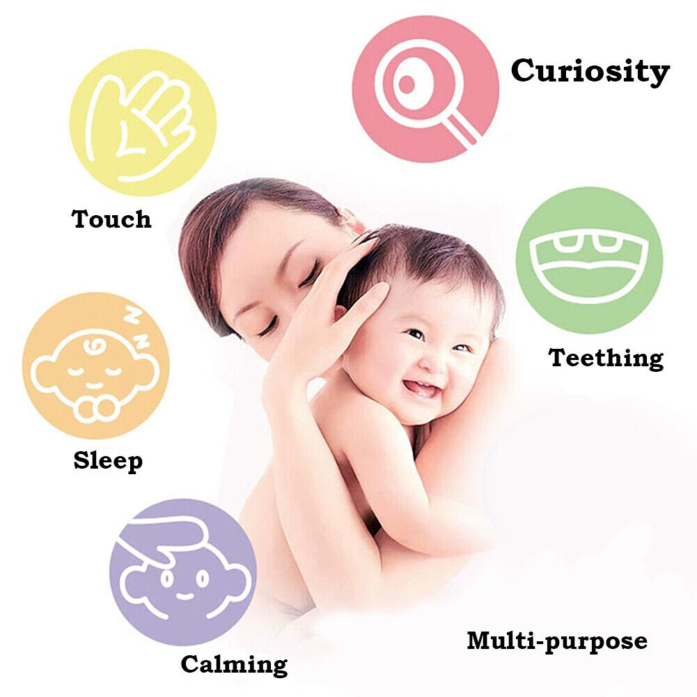 US 5-in-1 Security Blanket Fineborn Baby Infant Nursery Cuddleplush Toy Teether