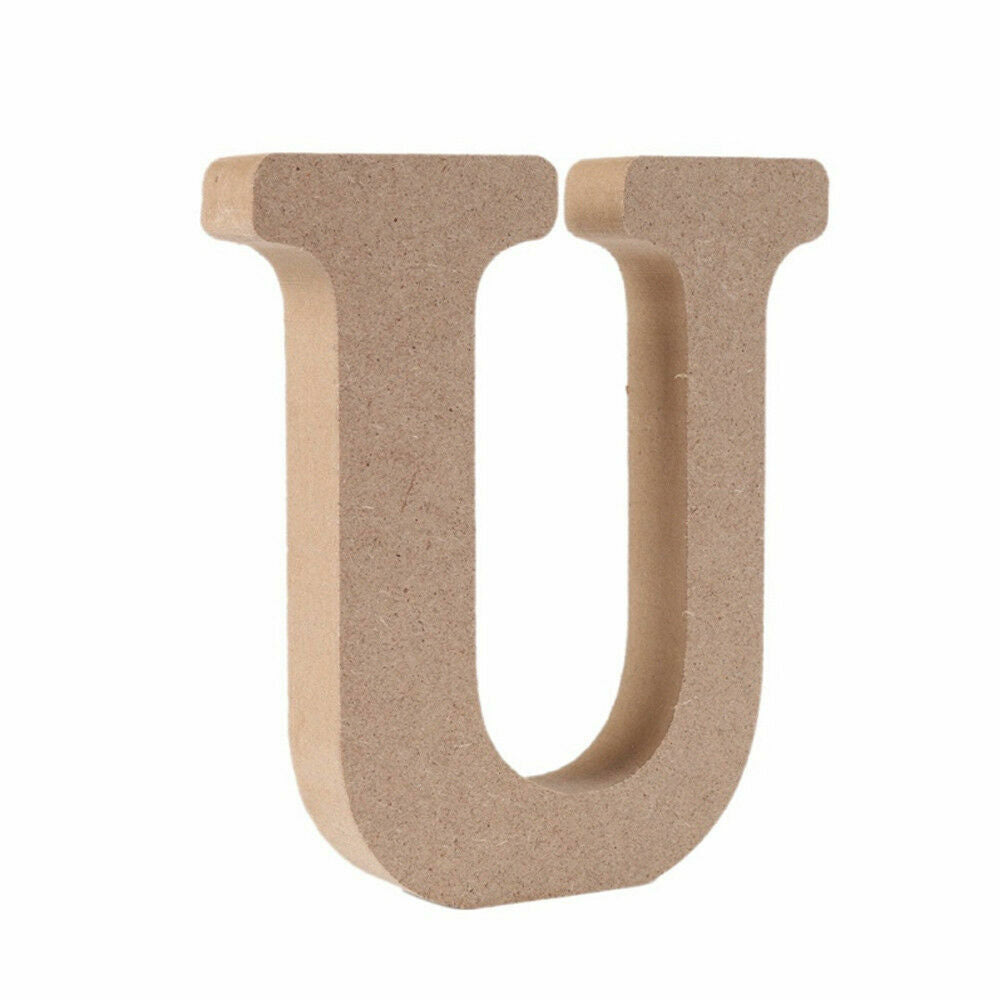 US 3.93'' A-Z Wooden Letters Alphabet Self Standing Wedding Party/Home/Decor Lot