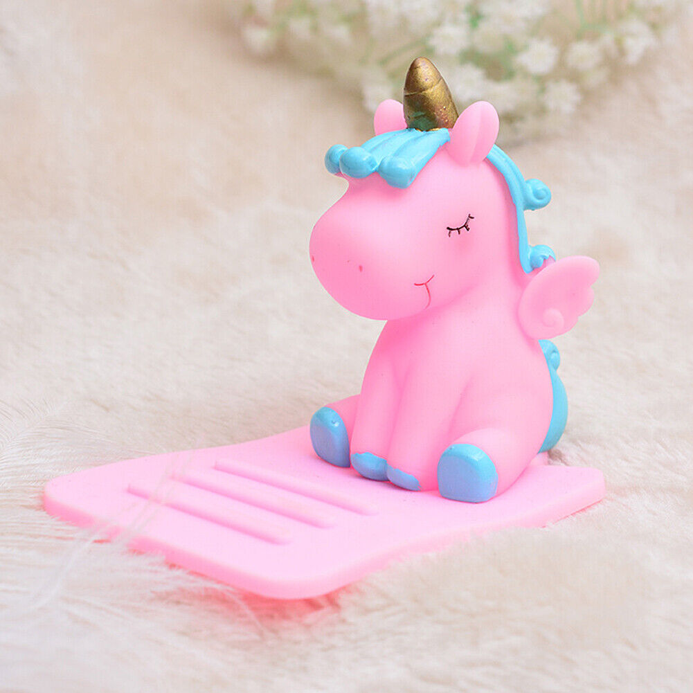 US Cute Unicorn Phone Stand Anti slip Car Table Phone Tablet Holder Bracket