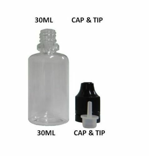 US 10~50ml Lot PET Dropper Plastic Bottle for Liquid Eye Drop Paints Essence Oil