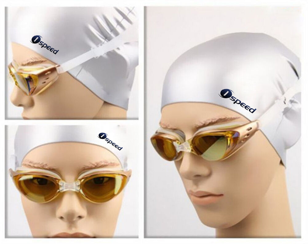Ispeed Mirror Pro Swim Goggle Non-Fogging Anti UV Swimming Swim Goggle