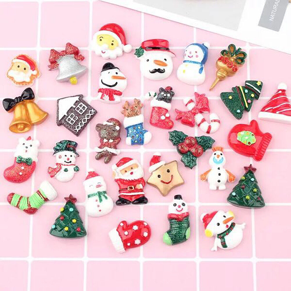 US 15~100 Pc Slime Bread Candy Unicorn Resin Flat Back Scrapbooking Charms DIY