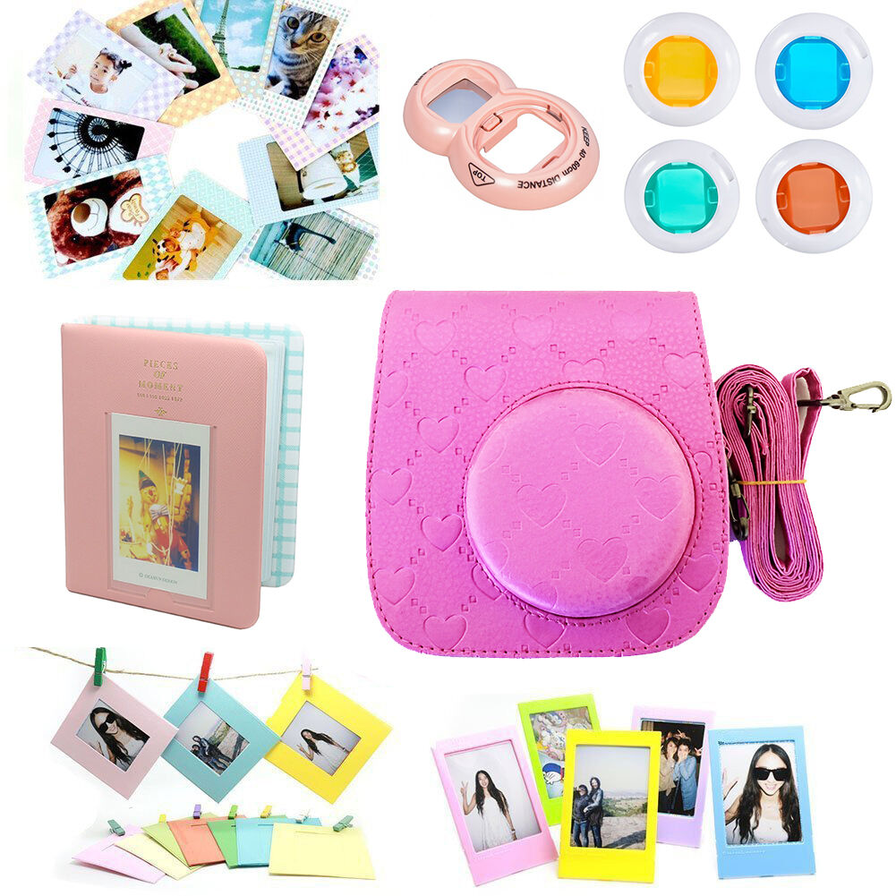 USA 7 in 1 Fujifilm Instax Mini 8 8+ 9 Instant Film Camera Accessories Bundles