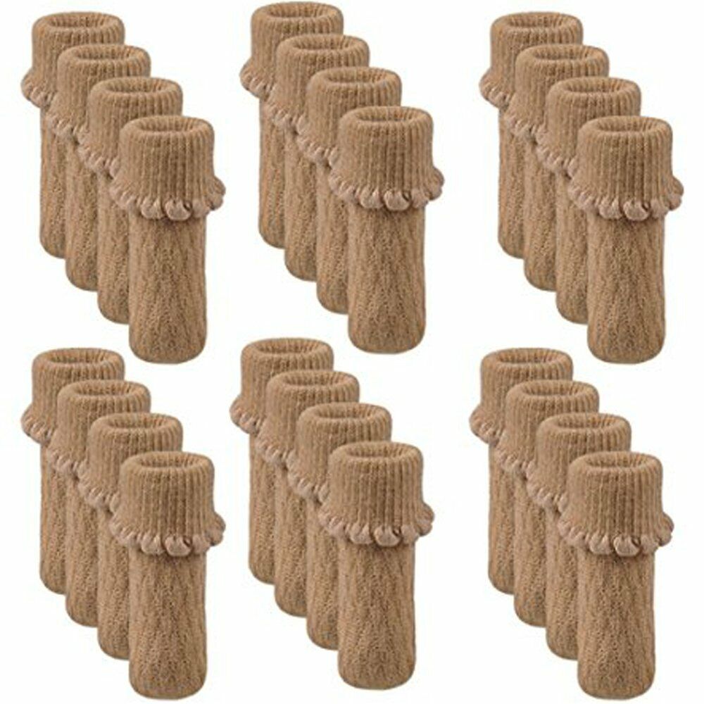 24 Pack Cat Paw Flower Bear Table Chair Foot Doorknob Floor Protector Sleeves US
