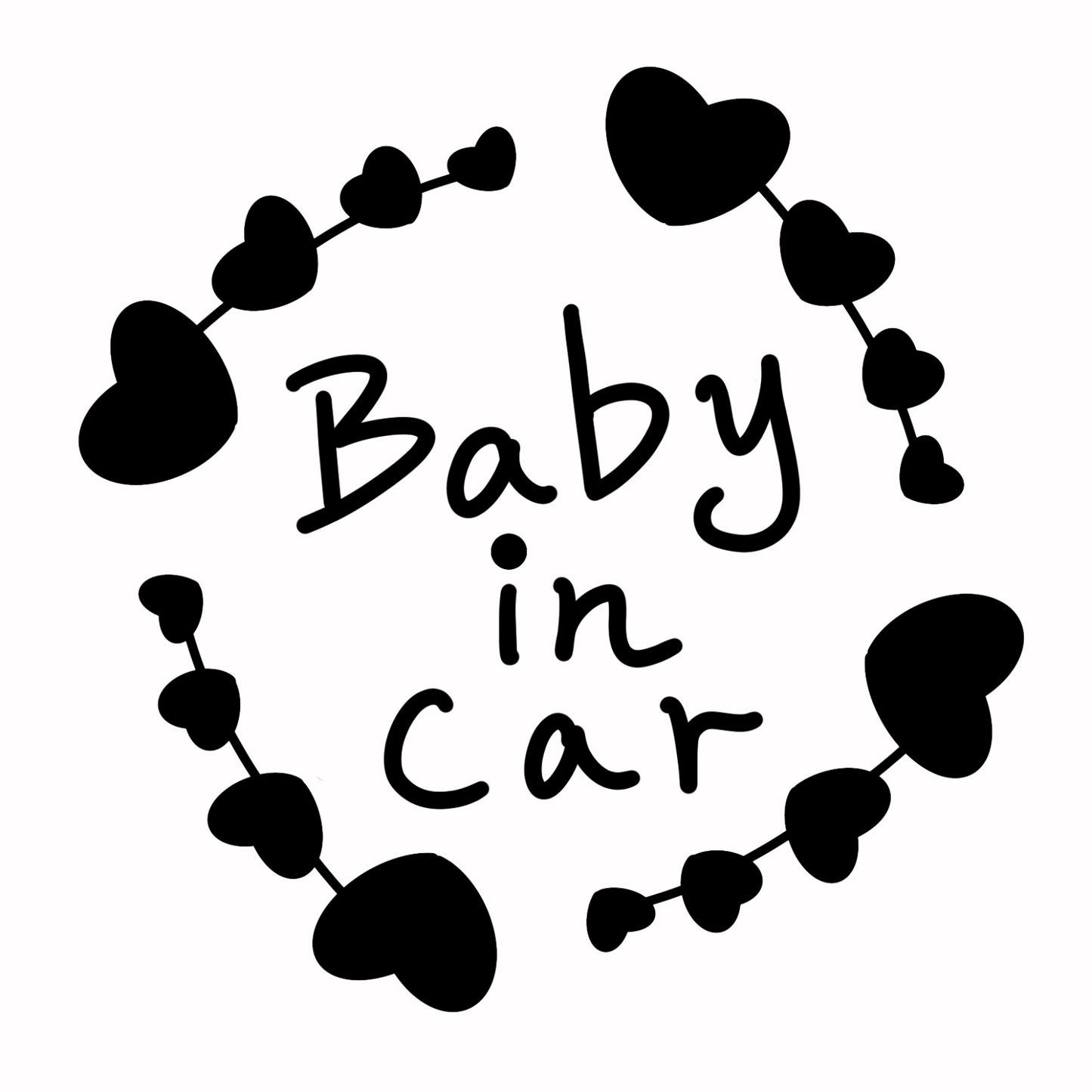 US Custom Baby on Board Kids in Car Vinyl Sticker Bumper Window Decal Truck Van