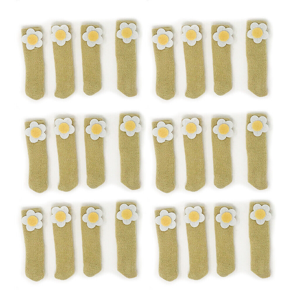 24 Pack Cat Paw Flower Bear Table Chair Foot Doorknob Floor Protector Sleeves US