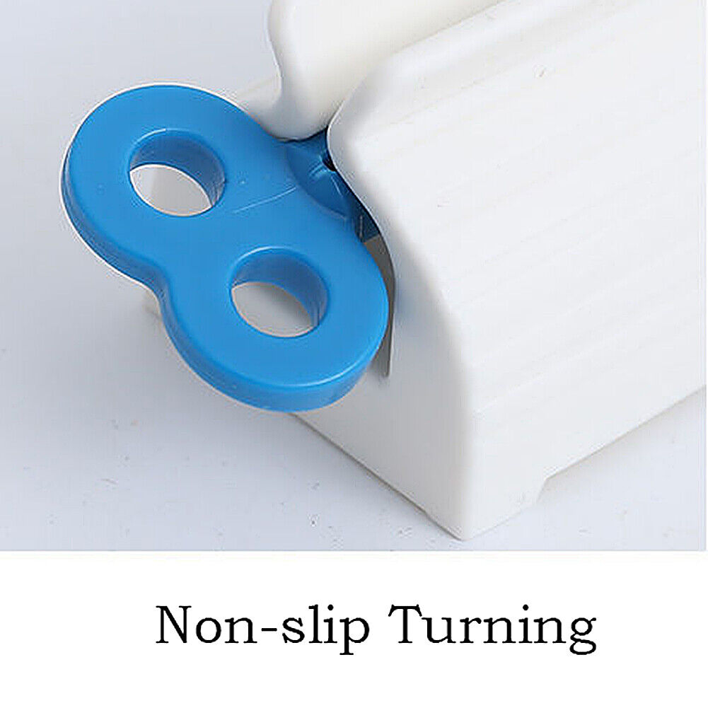 US 3-6 Pack Rolling Tube Toothpaste Squeezer Easy Dispenser Seat Holder Stand