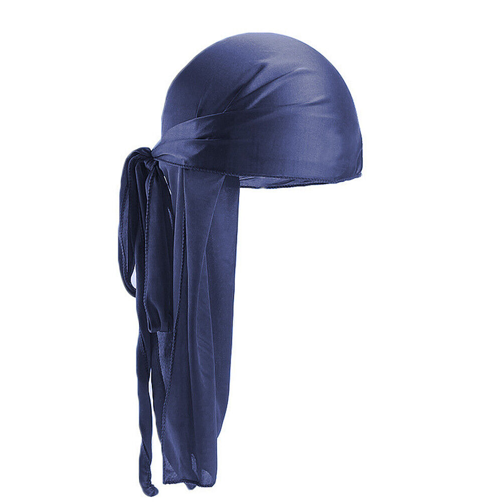 Men Women Turban Hat Pirate Doo Durag Headwear Comfortable Silk/Silky Feel Cap