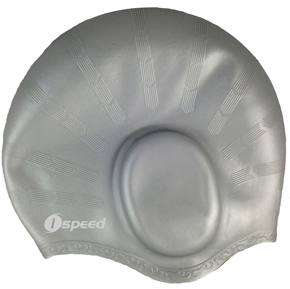 Ispeed Silicone Long Hair Swim Cap