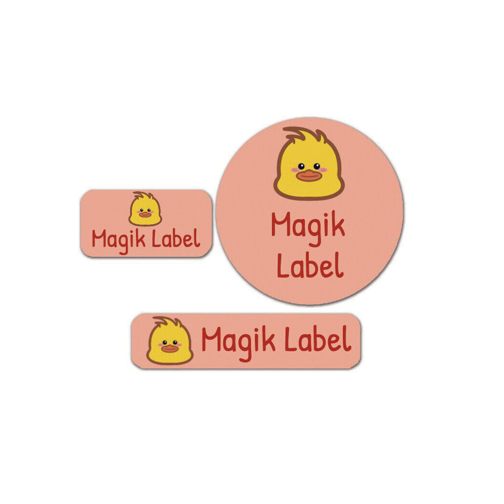 Magik 195Ct Custom 3-Sizes Waterproof Name Stickers Daycare School Multi-Purpose